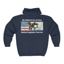 Load image into Gallery viewer, Brothers in Arms Hoodie w/ Zipper