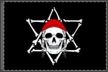 Load image into Gallery viewer, Jewish Pirate Flag, double-sided