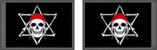 Load image into Gallery viewer, Jewish Pirate Flag, double-sided