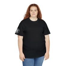 Load image into Gallery viewer, Hebrew Warrior T-Shirt variant with original sleeve logo