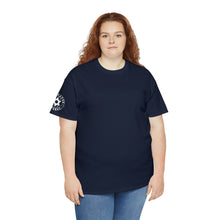 Load image into Gallery viewer, Hebrew Warrior T-Shirt variant with original sleeve logo