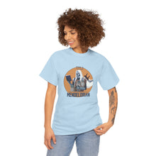 Load image into Gallery viewer, Mendelorian Jewish sci-fi parody design with Zo Haderech Hebrew text on a shirt.