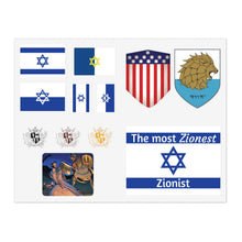 Load image into Gallery viewer, Hebrew Warrior Sticker Set 2