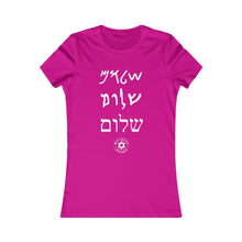 Load image into Gallery viewer, Shalom Women's T-Shirt - Maccabee Apparel