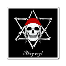 Load image into Gallery viewer, Jewish Pirate Magnet - Maccabee Apparel