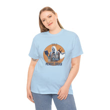 Load image into Gallery viewer, Mendelorian Jewish sci-fi parody design with Zo Haderech Hebrew text on a shirt.
