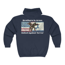 Load image into Gallery viewer, Brothers in Arms Hoodie w/ Zipper

