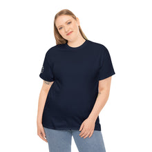 Load image into Gallery viewer, Hebrew Warrior T-Shirt variant with original sleeve logo
