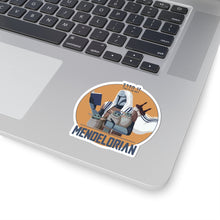 Load image into Gallery viewer, Mendelorian Jewish sci-fi parody design with Zo Haderech Hebrew text on a decal.
