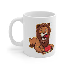Load image into Gallery viewer, Lion Eating Watermelon Mug
