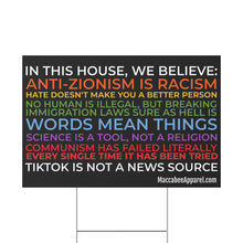 Load image into Gallery viewer, &quot;In This House&quot; Sign
