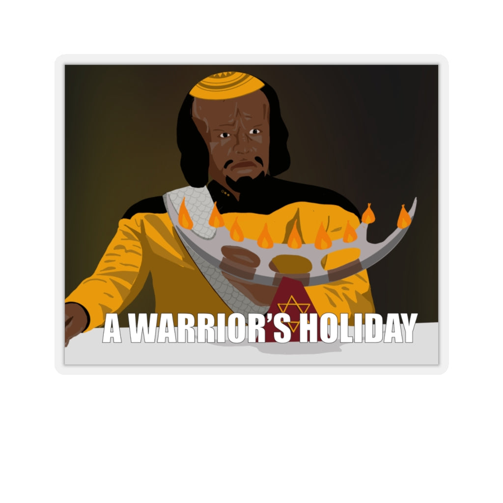 Klingon Chanukah Sticker