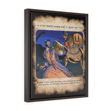 Load image into Gallery viewer, Hebrew Warrior Framed Canvas Print - Maccabee Apparel
