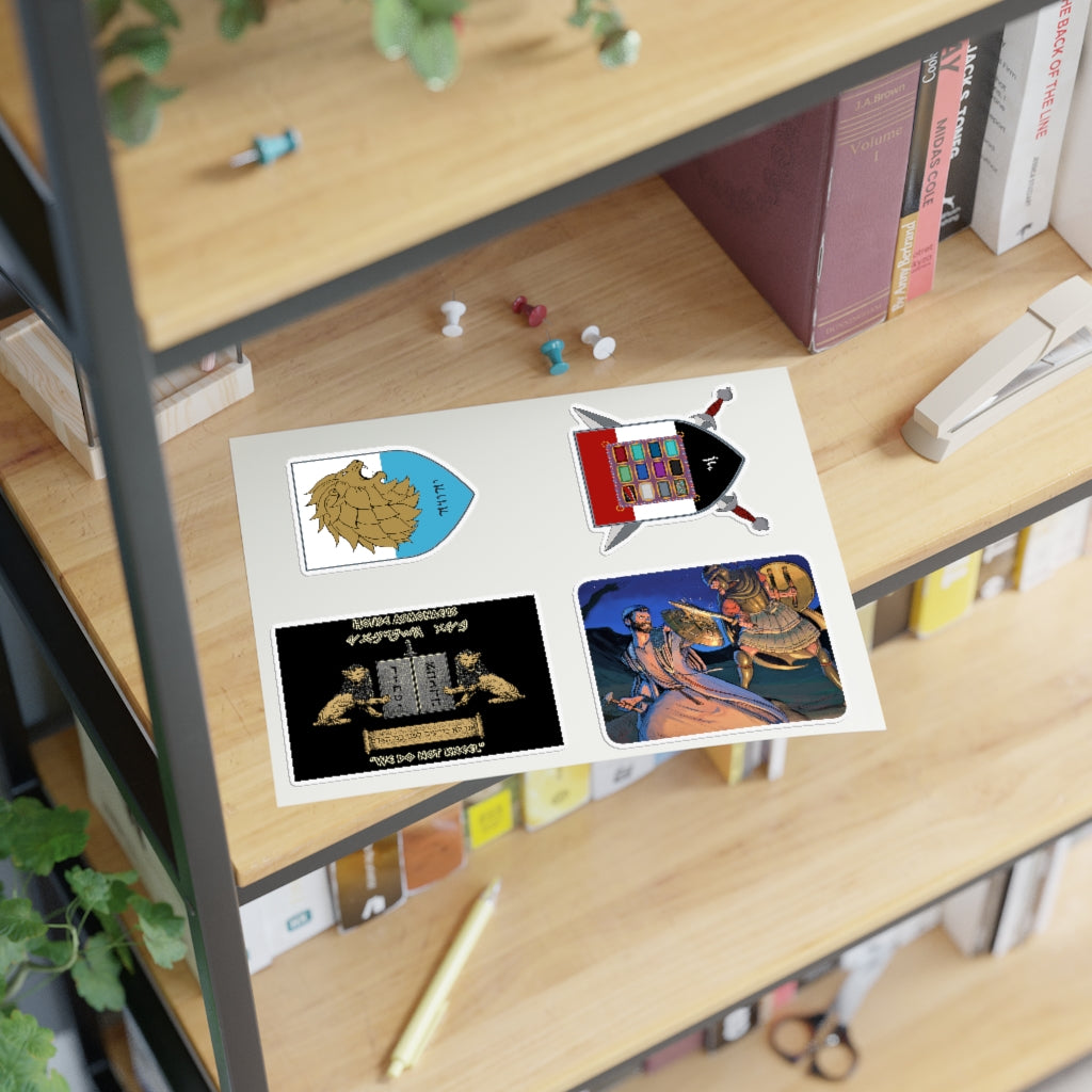 Hebrew Warrior Sticker Set