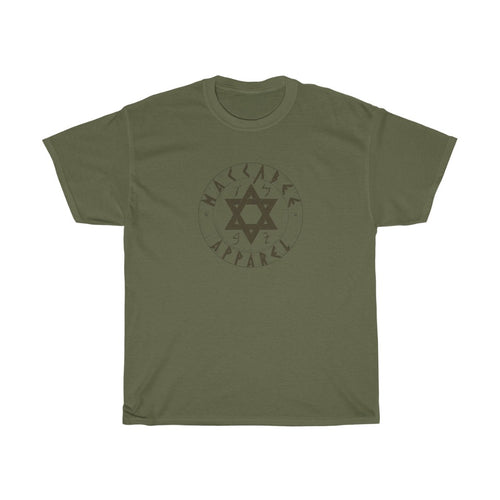 T-Shirt, Maccabee Apparel Logo, Subdued - Maccabee Apparel