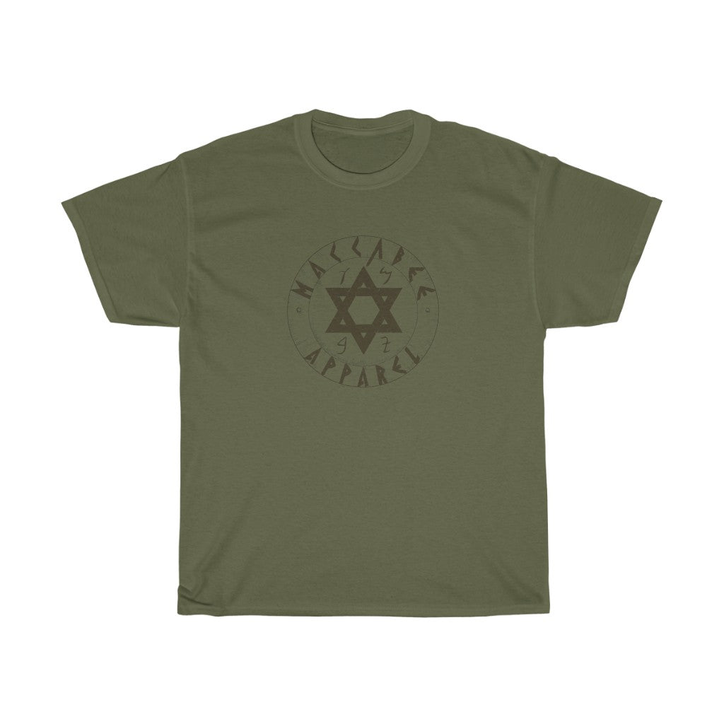 T-Shirt, Maccabee Apparel Logo, Subdued - Maccabee Apparel