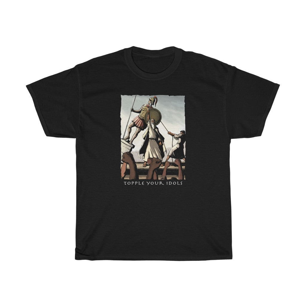 Topple Your Idols T-Shirt - no logo - Maccabee Apparel