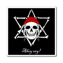 Load image into Gallery viewer, Jewish Pirate Magnet - Maccabee Apparel
