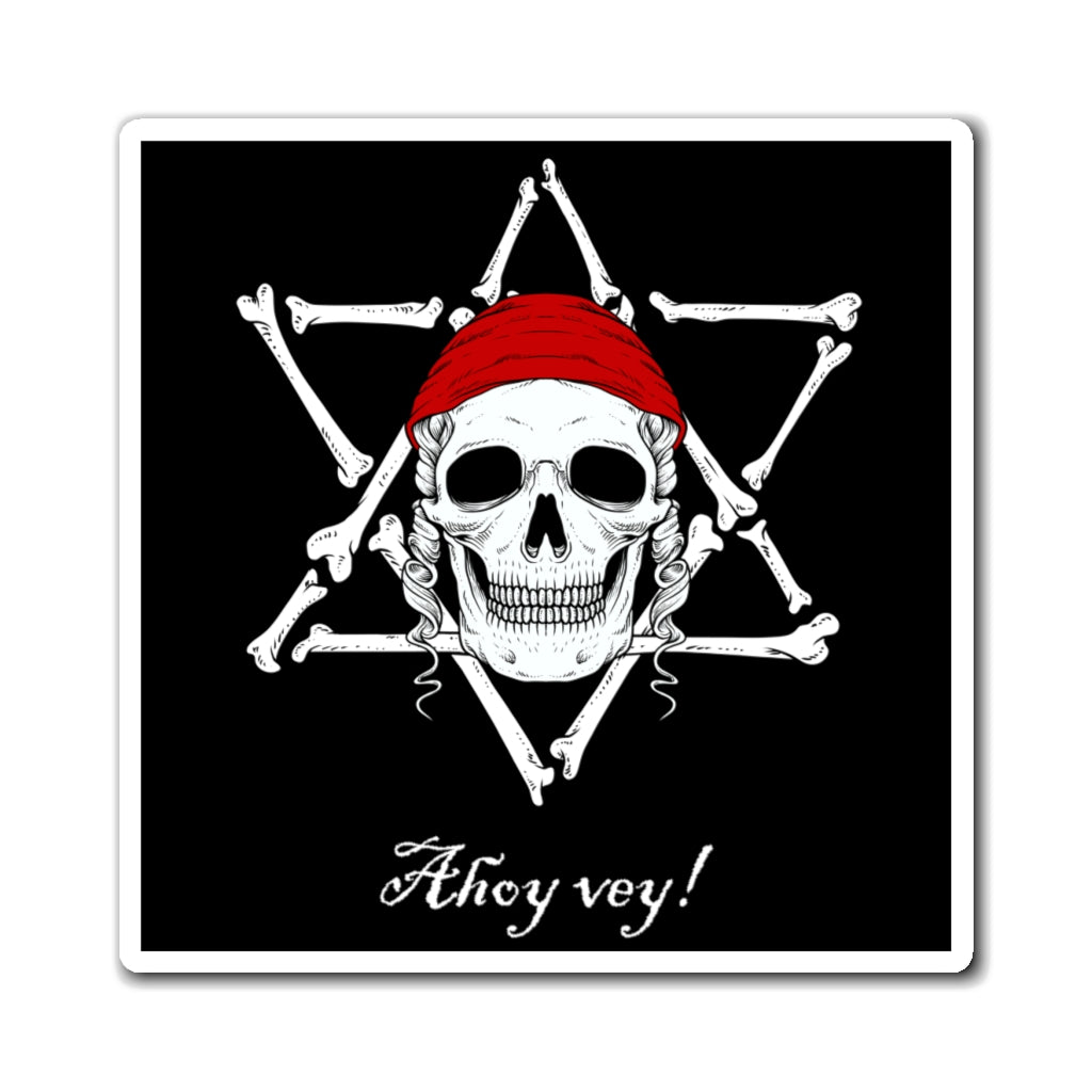 Jewish Pirate Magnet - Maccabee Apparel