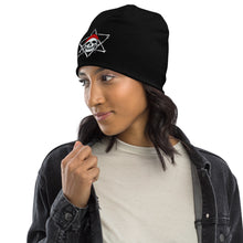 Load image into Gallery viewer, Jewish Pirate Beanie - Maccabee Apparel
