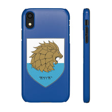 Load image into Gallery viewer, House Judah Crest Phone Case - Maccabee Apparel
